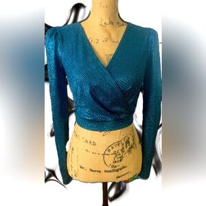 Shimmering Teal Crop Top Kit + Sky